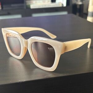 Stylish Cream Sunglasses
